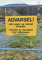 Ikke velkommen til tur på Eidland her…