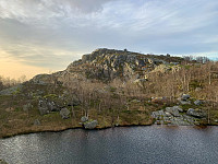 Glupefjellet sett fra sørøst.