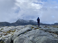 Toppen med Lauvåsen i bakgrunnen.