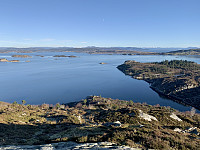 Utsikt mot nordøst. Lammanuten i horisonten.
