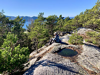 Fint toppområde.