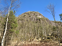 Gasaknuden sett fra Solliveien.
