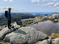 Toppen med trig-punkt.