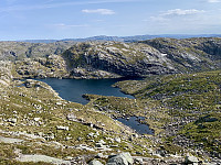 Midtstølknuten sett fra Gjertrudknuten.