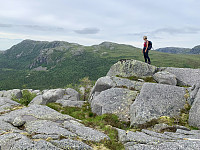 Toppen med Krunefjell i bakgrunnen.