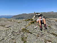 Pause på toppen.