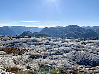 Utsikt mot Svalafjellet.