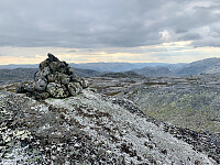 Utsikt mot Lysebotn og heiene øst for Lysebotn.
