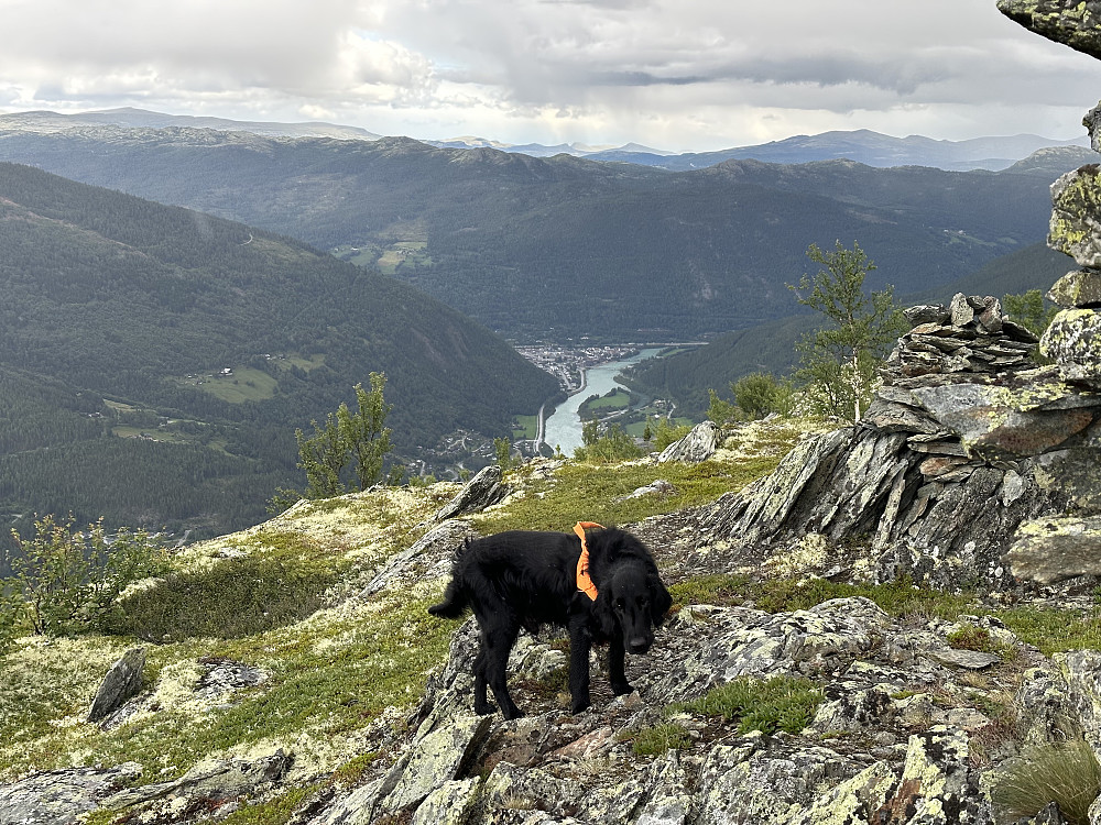 Utsikt ned til Otta