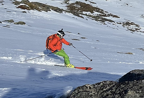 Snart nede, og passe mør i beina!