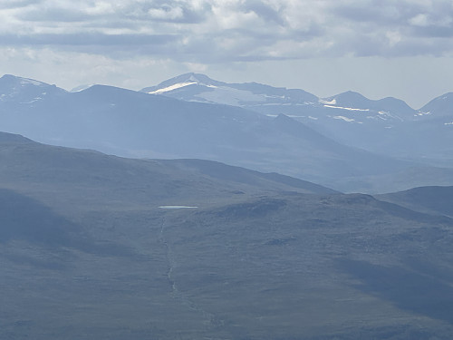 Hva? Ikke noe snø på toppen av Glittertinden lenger??