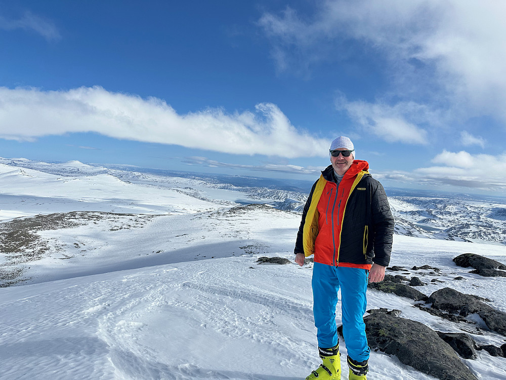 Flott på toppen. Utsikt mot Langsua
