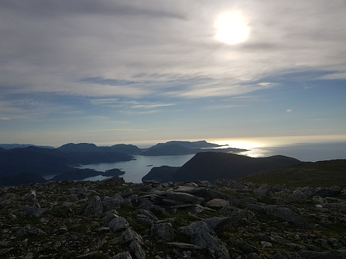 Utsikt fra Kvamfjellet