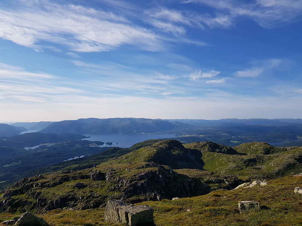 Flott utsikt fra Vehuskjerringi
