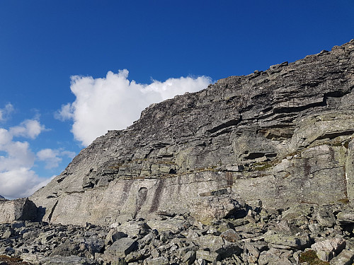 Skrenten nedenfor Kalbottinden