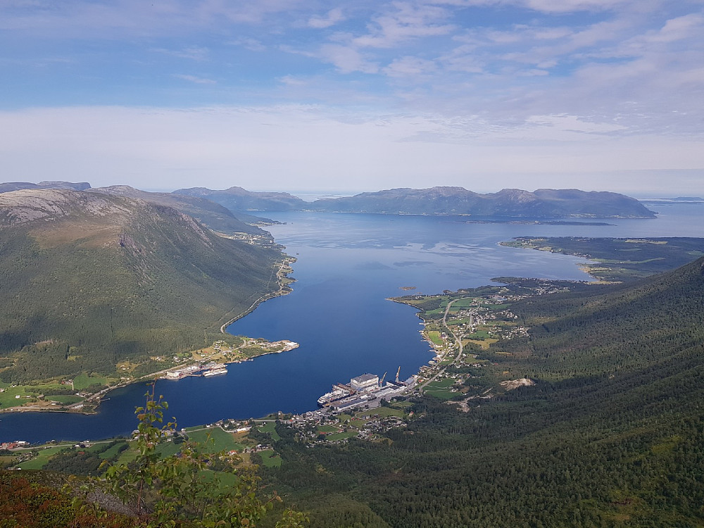 Utsikt over Tomrefjorden