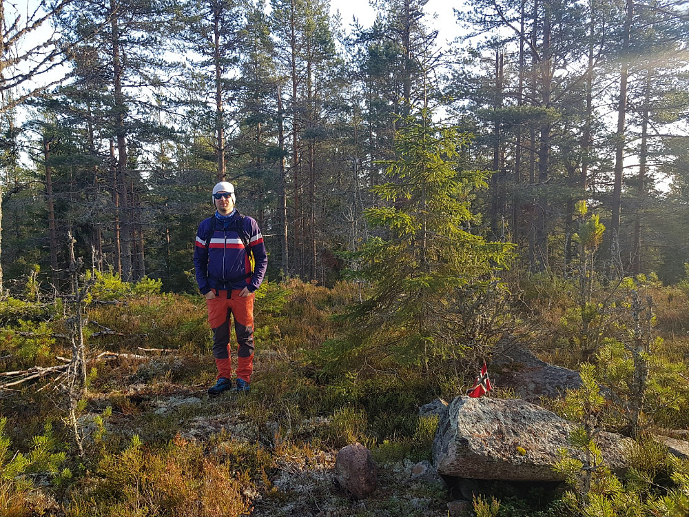 Hans Thorvald på toppen av Bronkeberget
