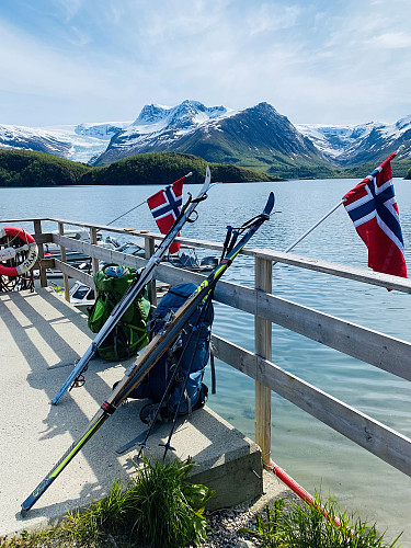 Klare for båtturen over Holandsfjorden