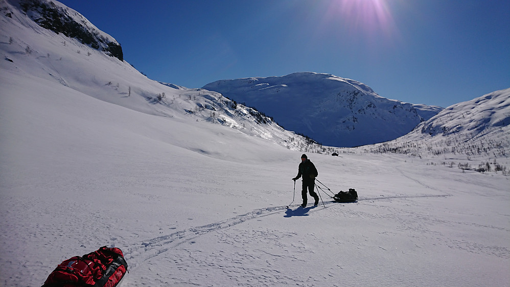 På vei mot Øvstedalen