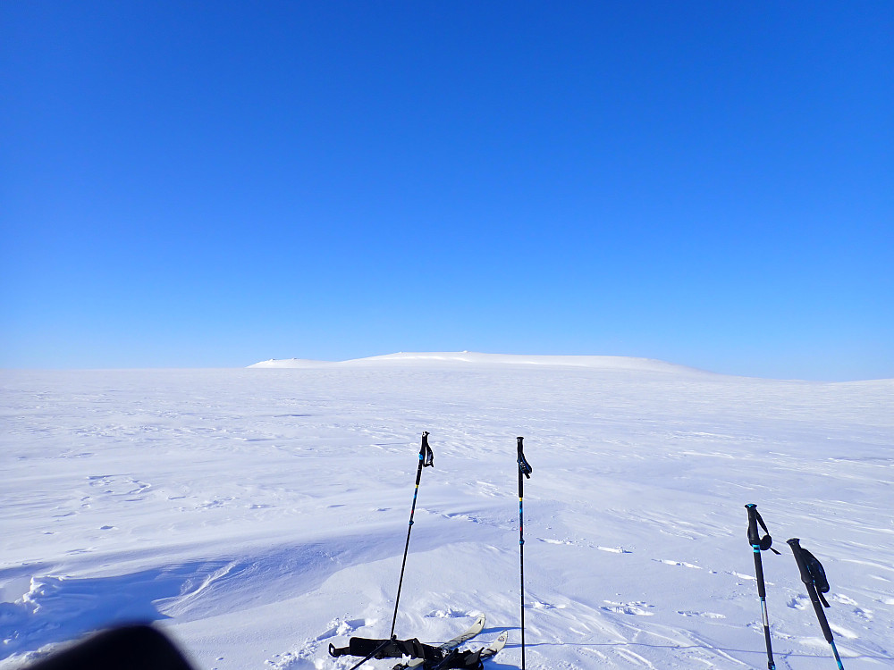 Skipskjølen sett fra teltplassen