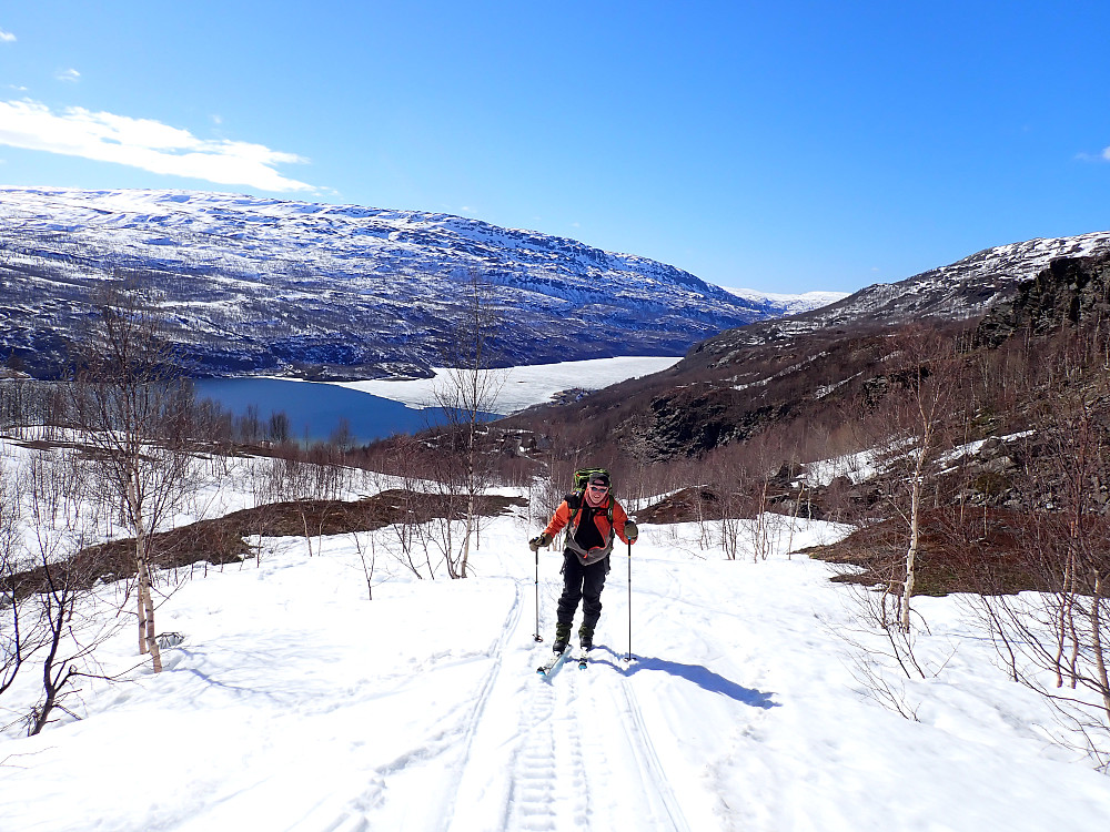 På vei opp fra Giken til Ny-Sulitjelma fjellstue