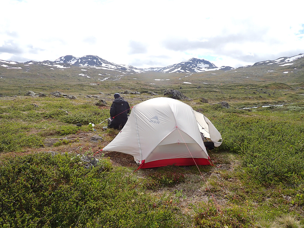 Teltplass i Memurudalen