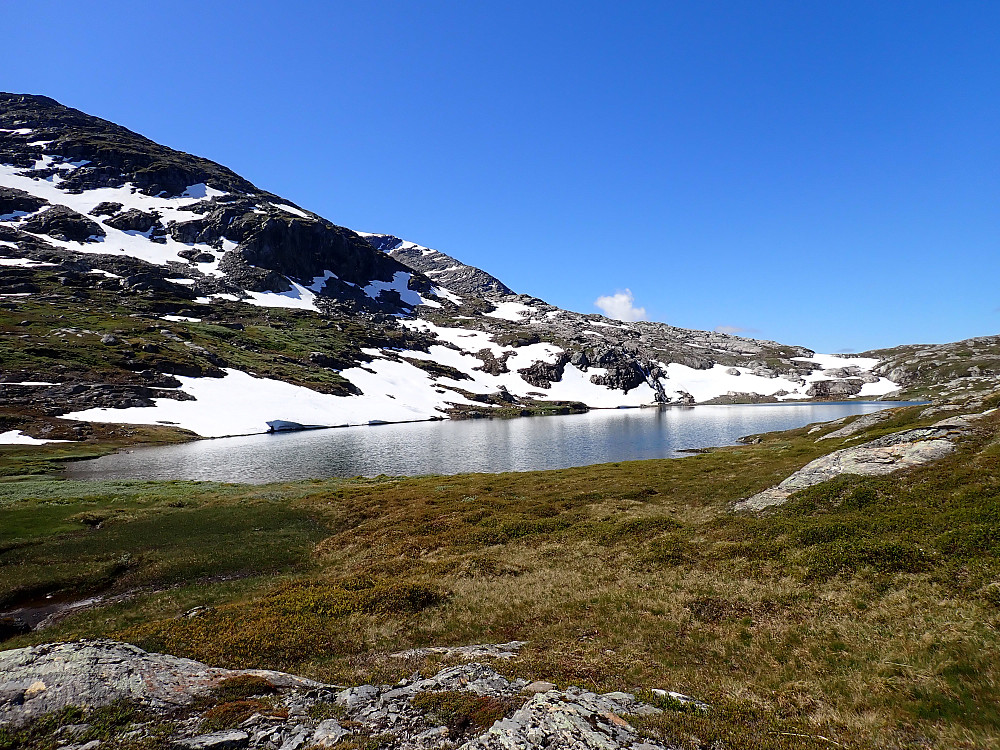 996 vannet. Vi gikk på oversiden av de første snøfeltene