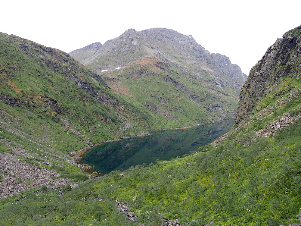 Kjerringa og Kjerringfjordbotn fra leirplassen