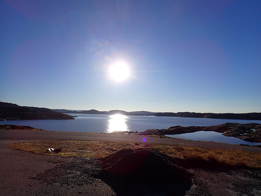Blå himmel over Blåsjø