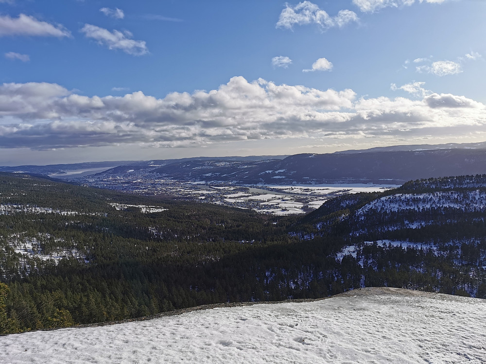 Utsikt fra Hoggsfjell (mot Drammen)
