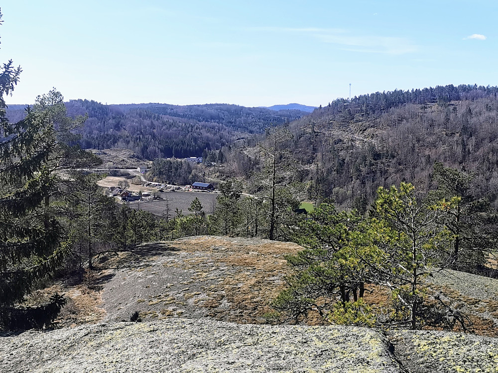 Utsikt fra Tiuråsen