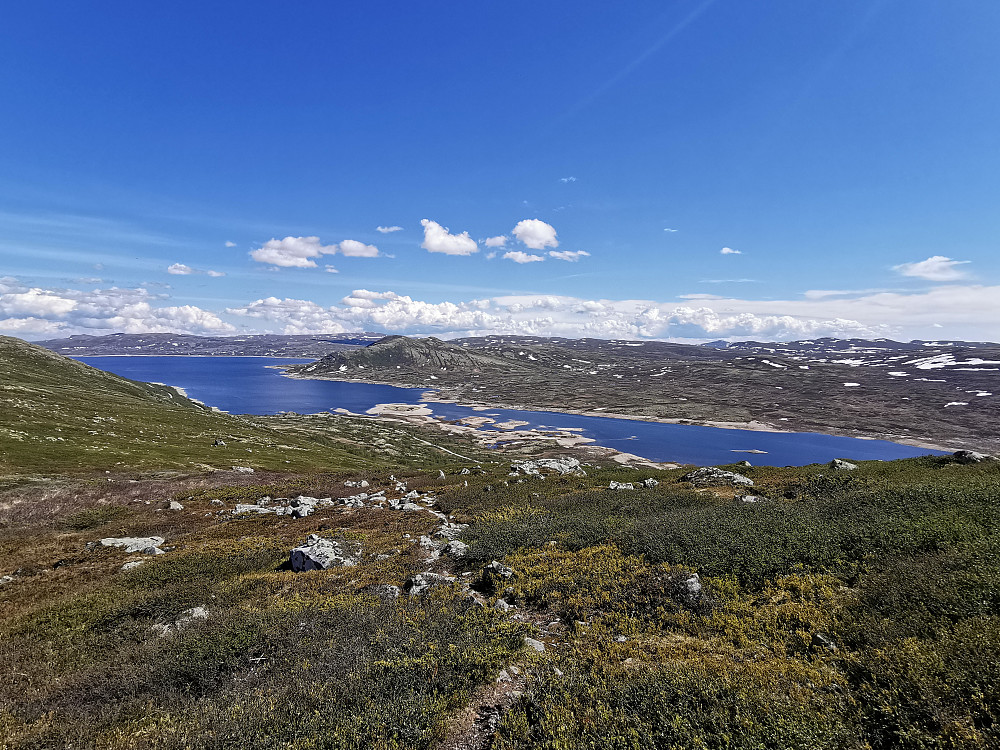 På vei ned til bilen