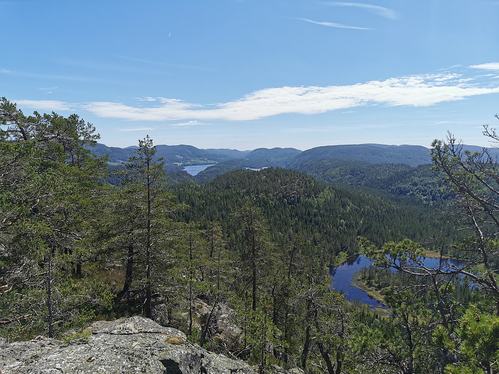 Utsikt fra Husefjell, Langen i bakgrunnen