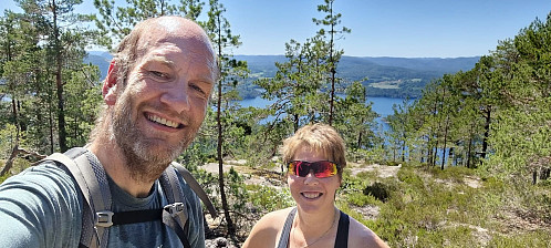 Toppselfie fra Kokleråsen