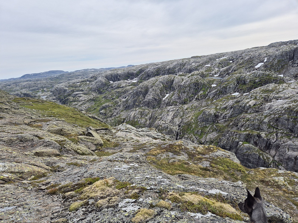 Gautejuvet med Gautevatnet i enden