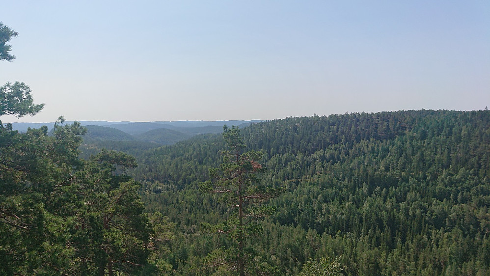 Utsikt fra Sandseterfjellet.