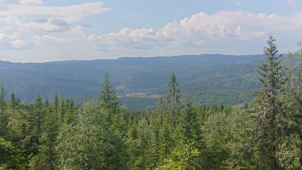 Utsikt mot Luksefjell.