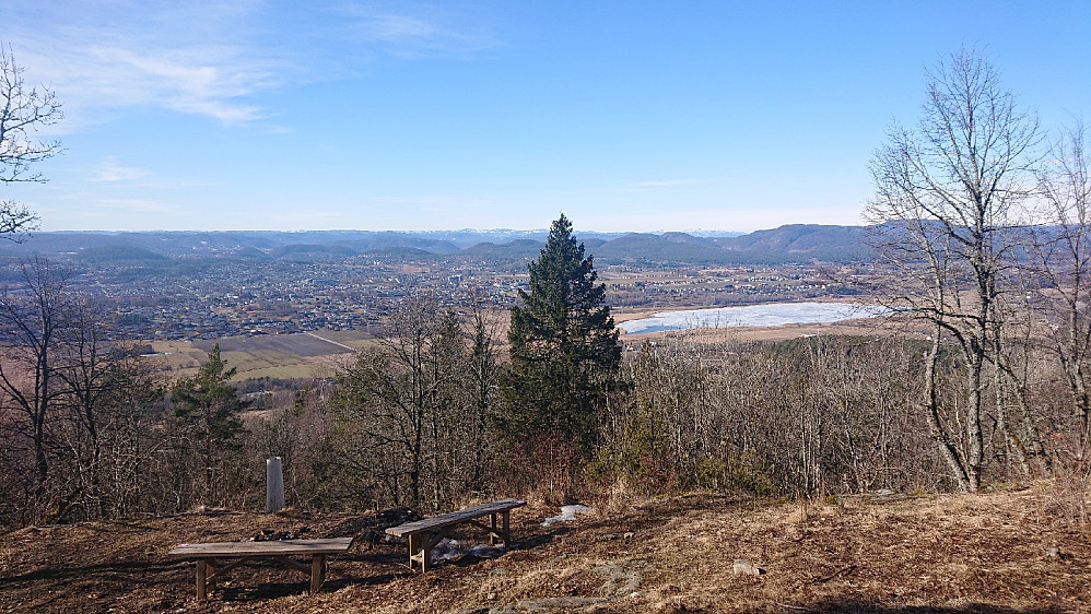 Utsikten fra Rustankollen.