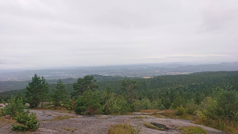 Fra toppen.