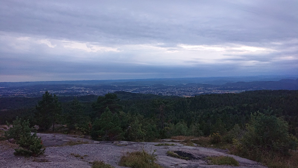 Fra toppen.
