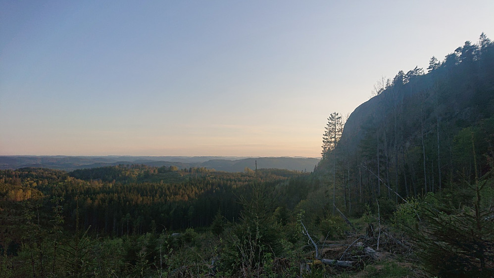 Opp mot Blåfjell fra øst.