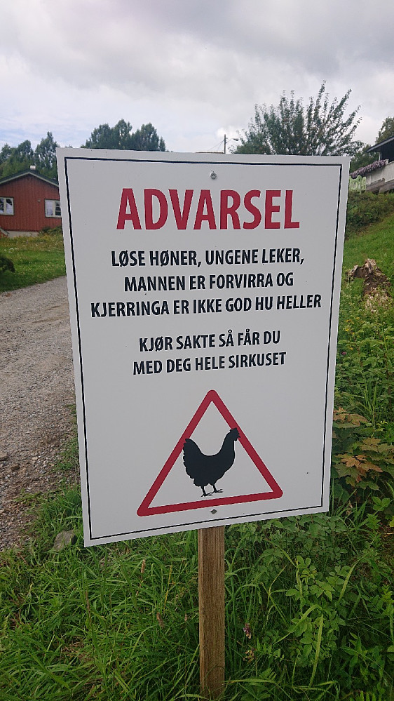 Noen som har hatt det gøy med å lage skilt.