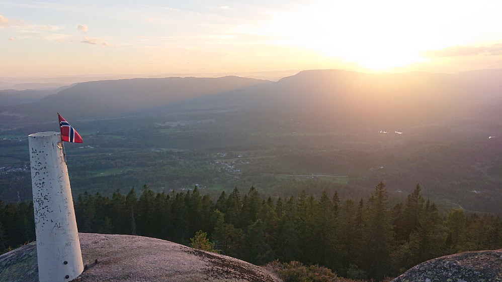 Flott i solnedgangen.