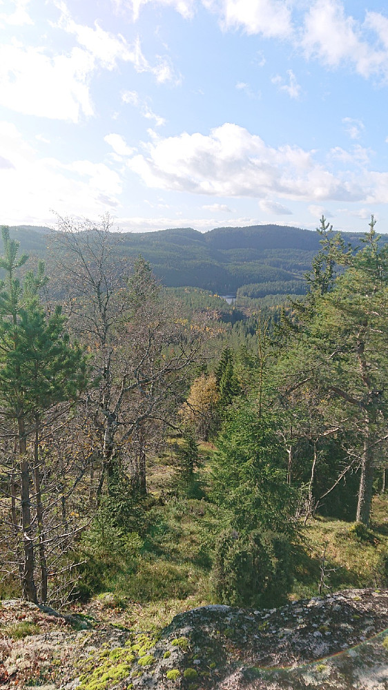 Utsikt sydover fra Markerkollen.