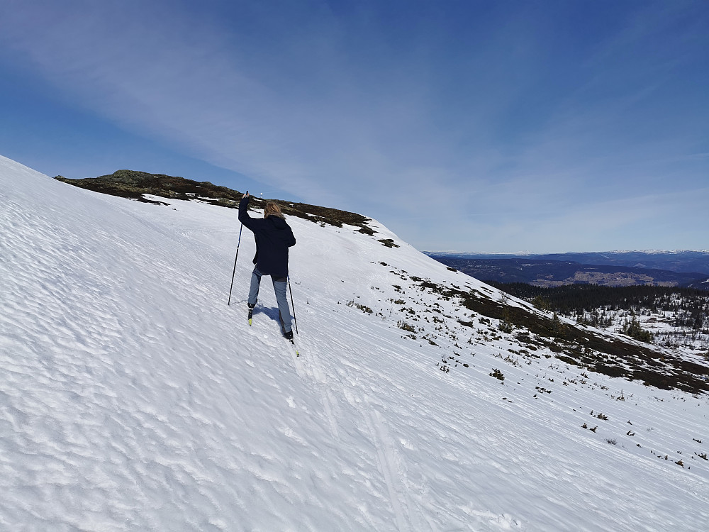 Fine offpiste-forhold for smale langrennspinner.