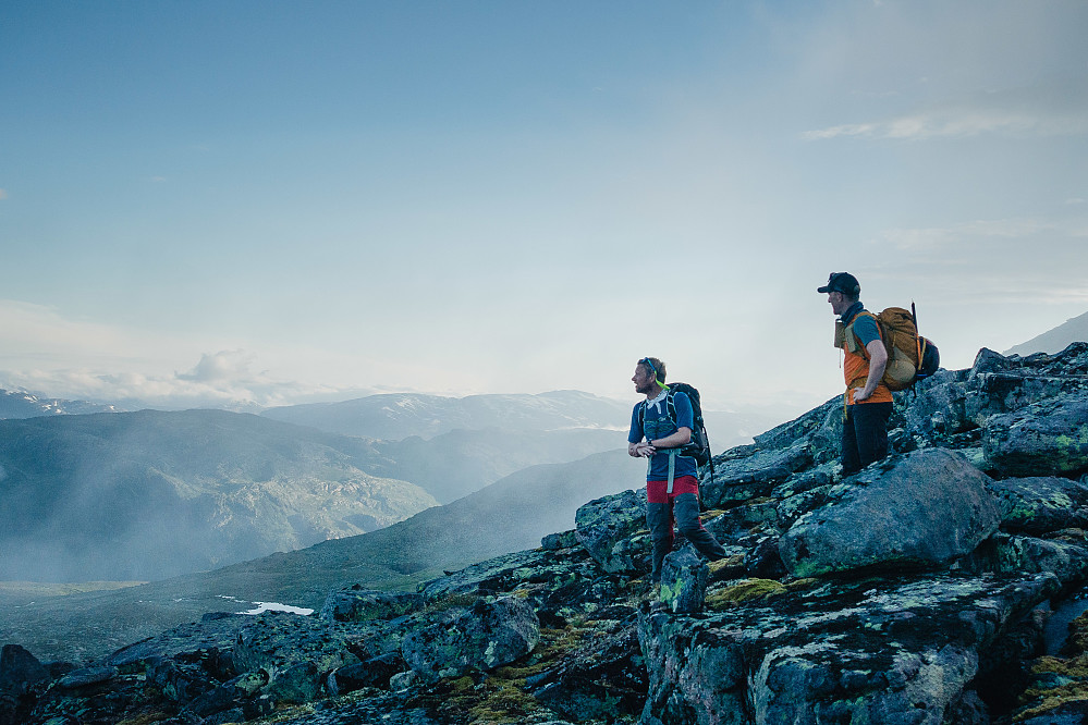 Morgenstemning - snart på første topp