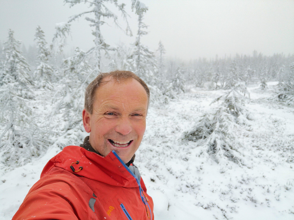 "Latterlig" toppunkt.. men sikkert nydelig her en flott klar vinterdag på ski. 