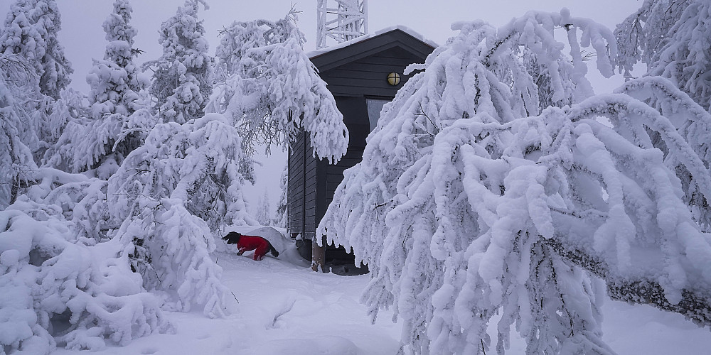 Mye snø på Torsæterkampen nå