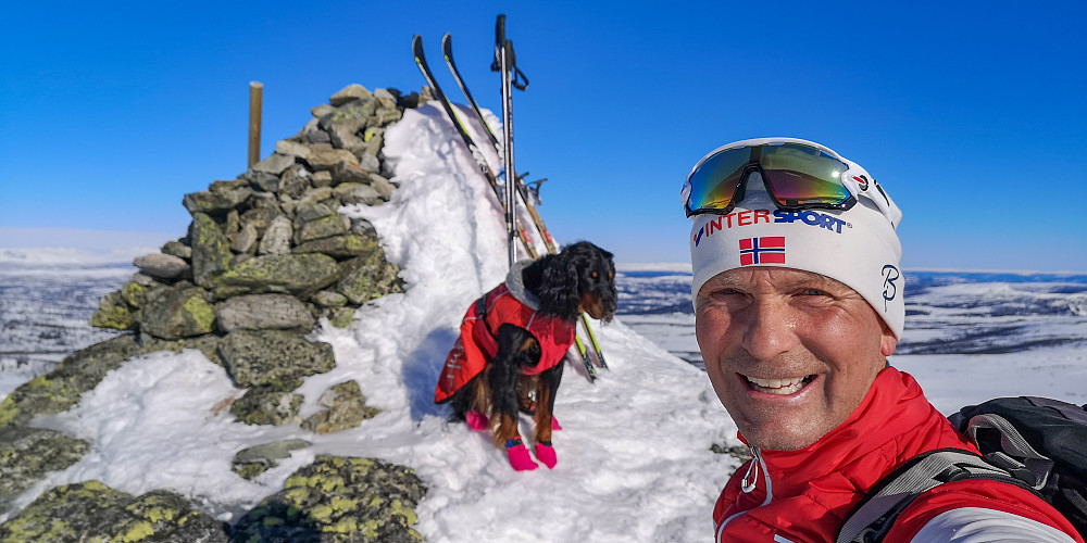 Stille og varmt på toppen 