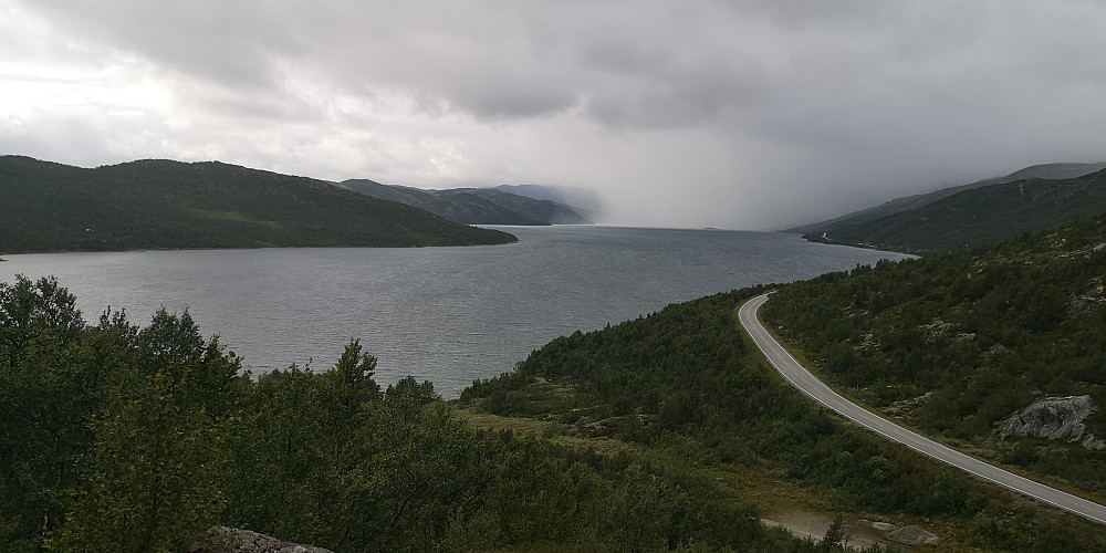 Heldigvis slapp jeg unna den regnbyga